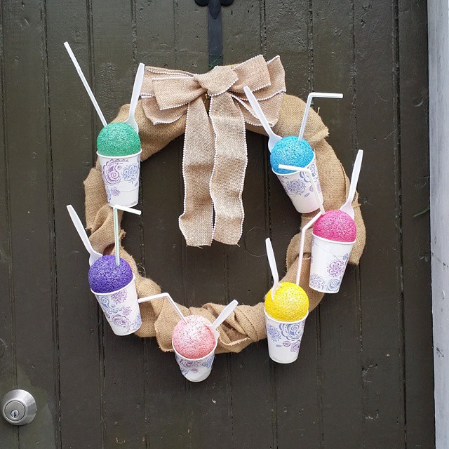 Snow Cone Wreath