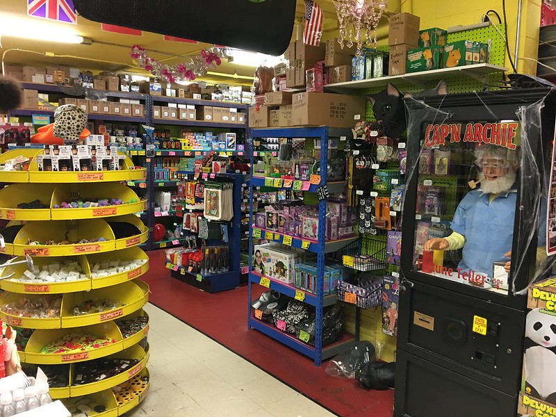 Showroom floor at Archie McPhee in Seattle WA