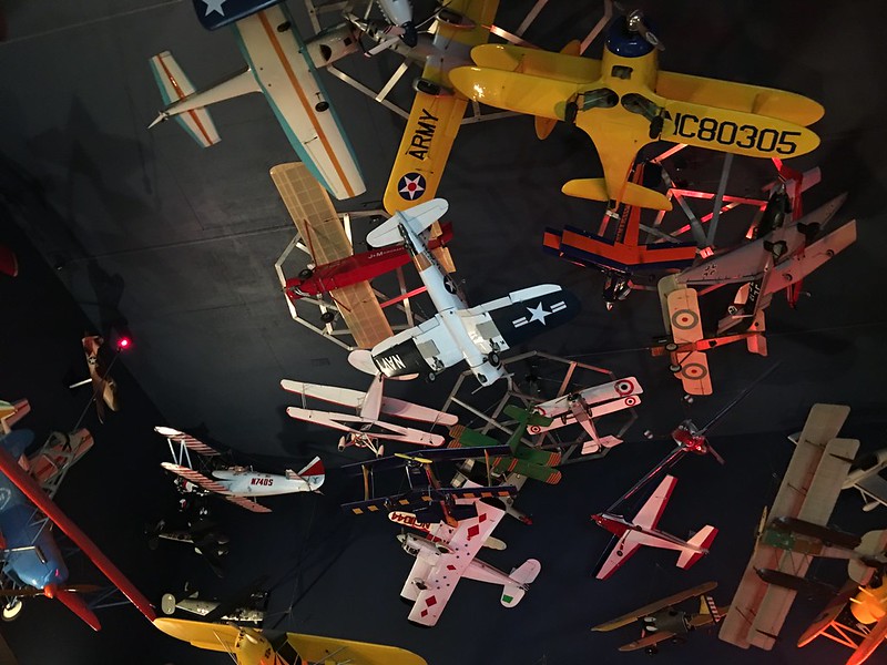 Model planes. House on the Rock in Wisconsin