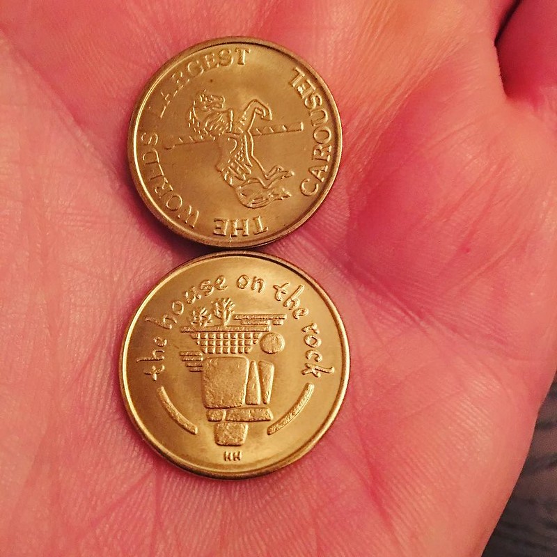  Tokens you'll receive to operate many of the automated musical machines inside the House