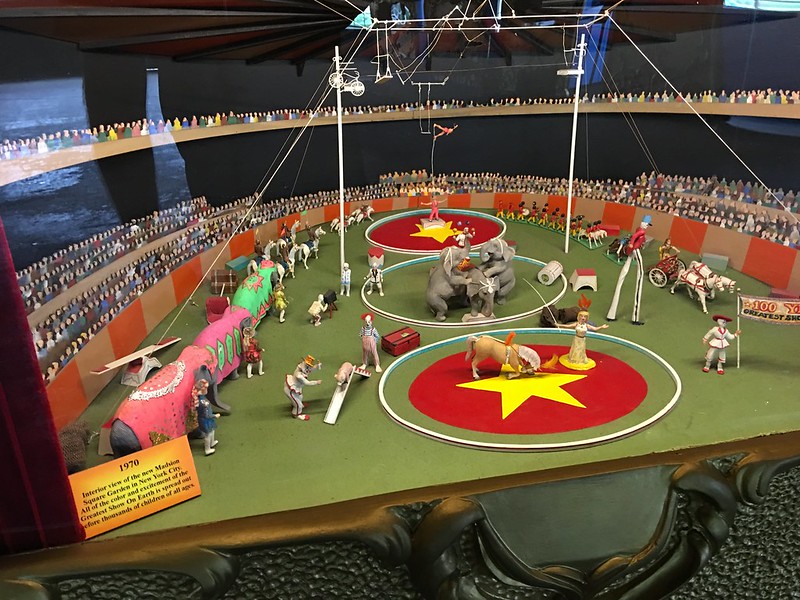  A model of the circus at Madison Square Garden