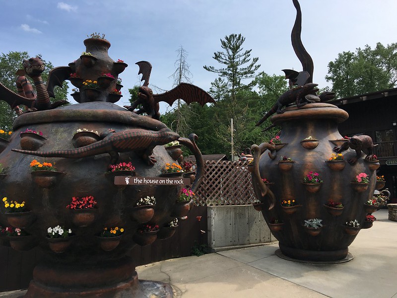 Dragon Vases