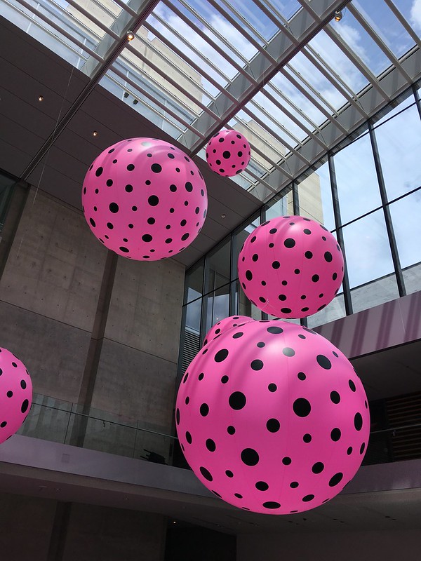 Yayoi Kusama exhibit at the Cleveland museum