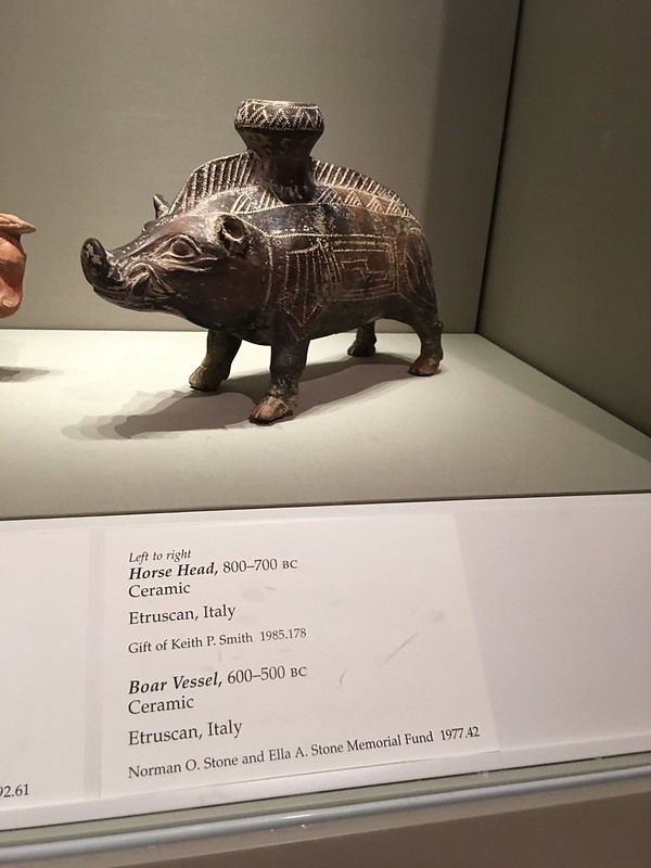 World famous Etruscan Boar Vessel