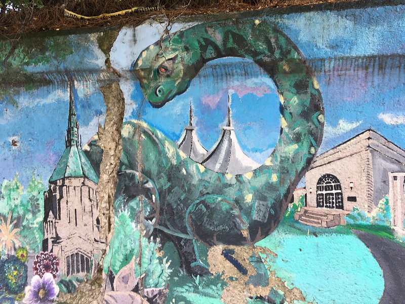 Cleveland Dinosaur Mural in Cleveland