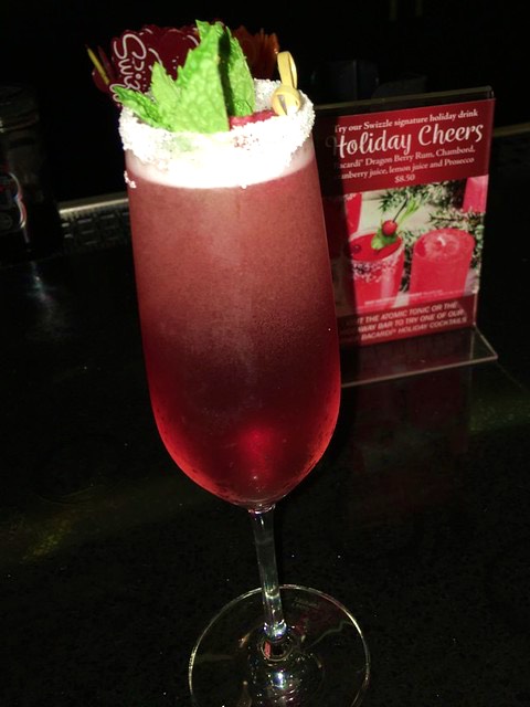 A refreshing holiday drink at Cabana Bay