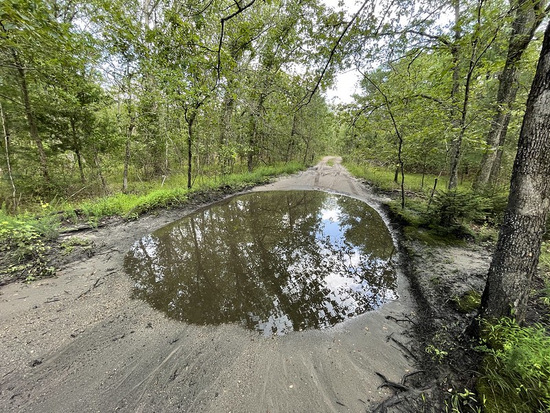 Huge pothole