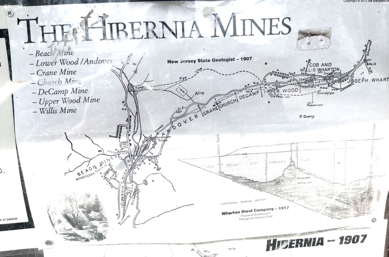 Map of The Hibernia Mines